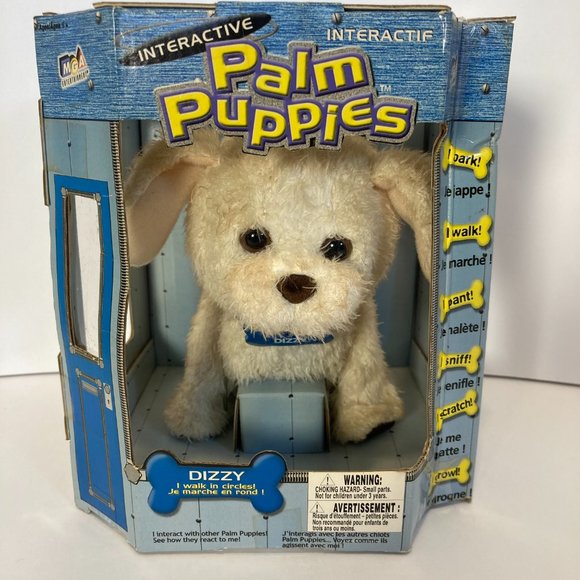 Vintage HTF Palm Puppies Dizzy MGA Interactive Puppy Dog Toy Pet 2001 New - Picture 1 of 12